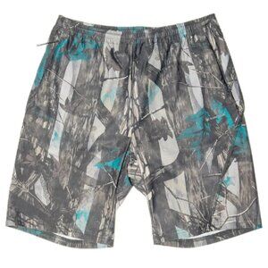$175! NWT Snow Peak Men's Water Side Swim Shorts Print Multi XL (36" Waist US)